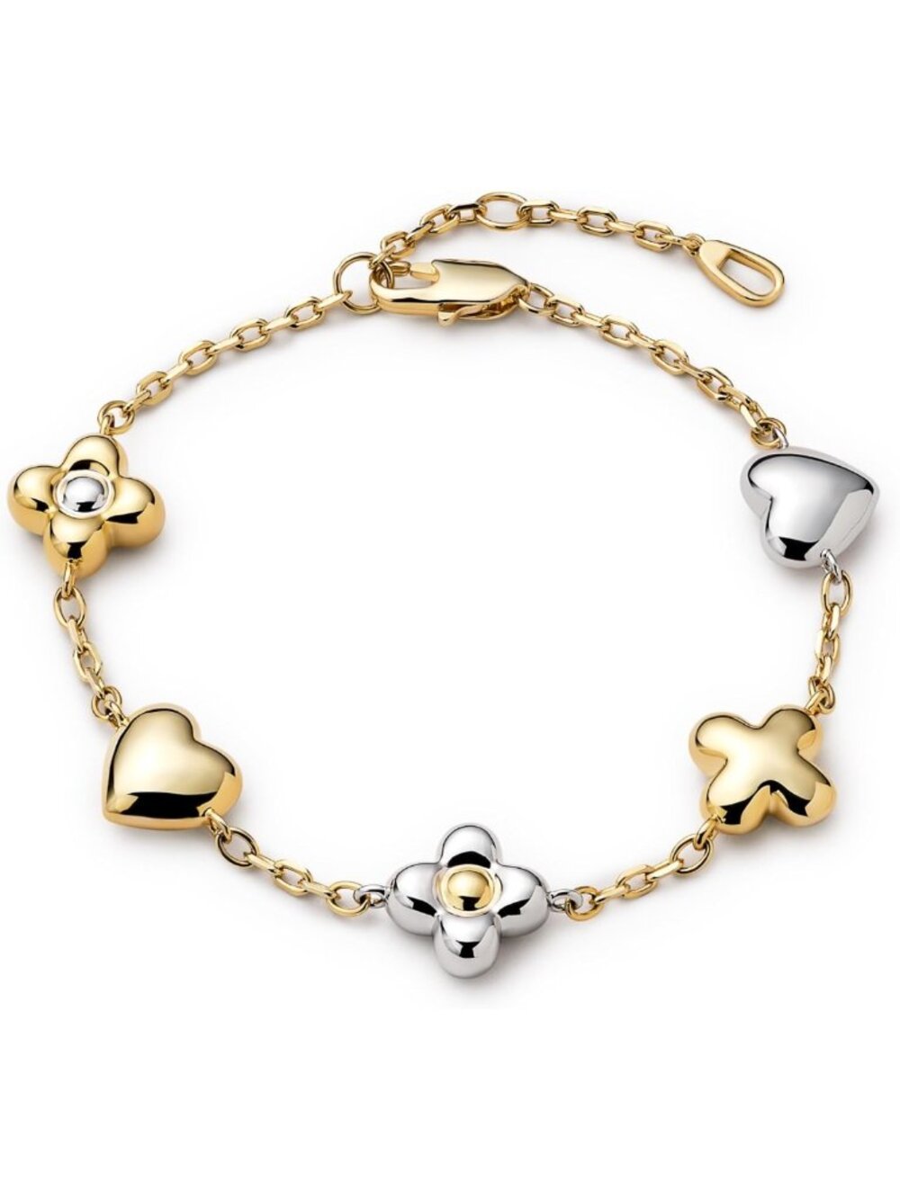 Chic Charm Bracelets for Women - 14K Gold & Silver Plated, Stylish Jewelry Gift